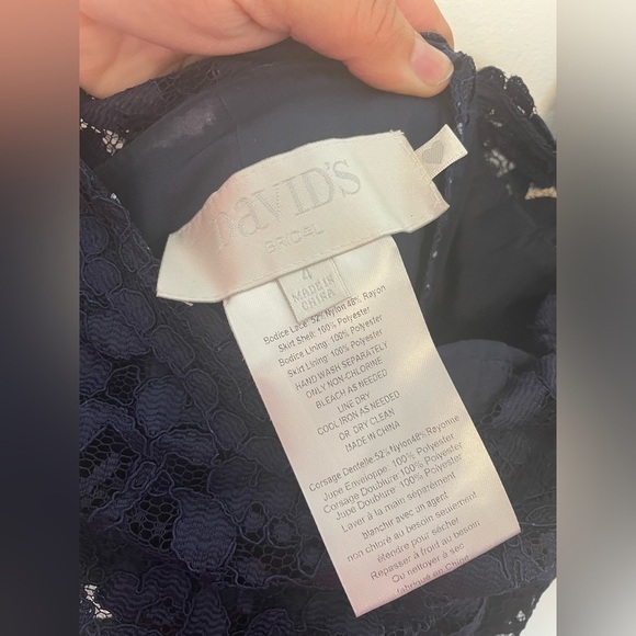 David’s Bridal Bridesmaid Dress Size 4 - Picture 4 of 6